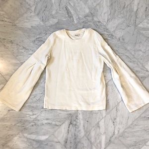 Madewell bell sleeved blouse, size XS